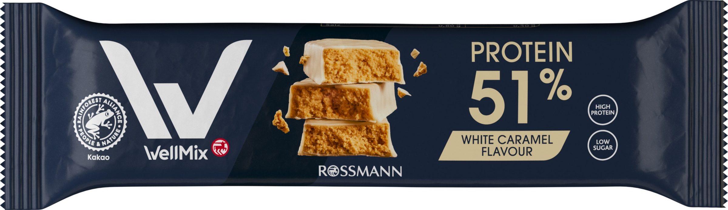 WellMix Proteinriegel White Caramel Flavour