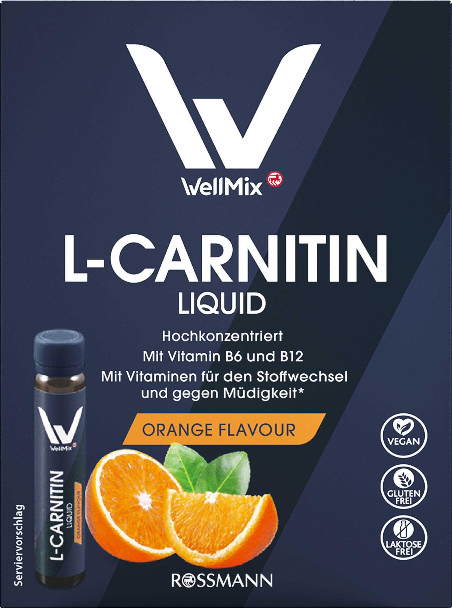 WellMix L-Carnitin Liquid Orange Flavour