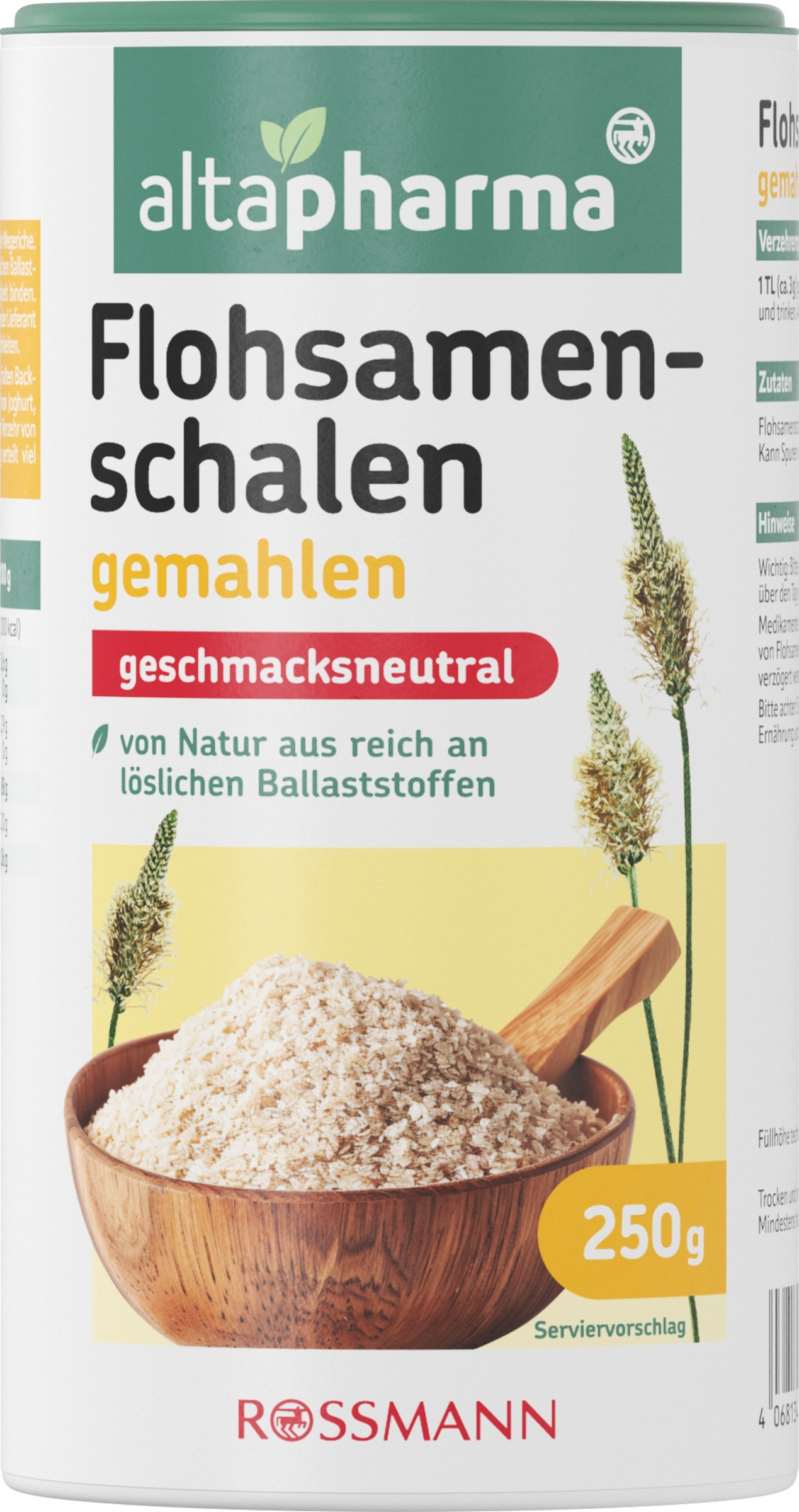 altapharma Flohsamenschalen gemahlen