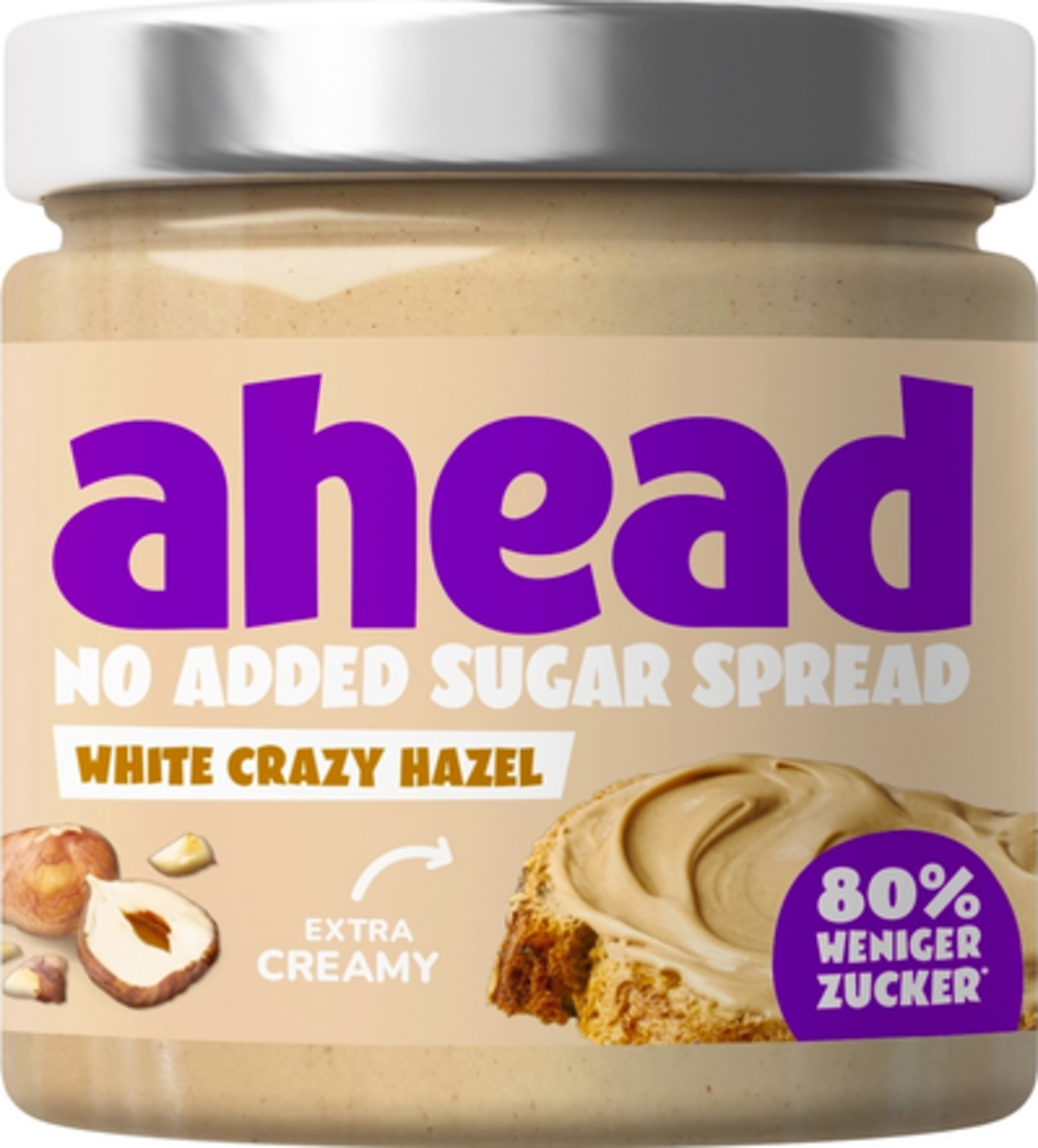 ahead White Crazy Hazel Aufstrich