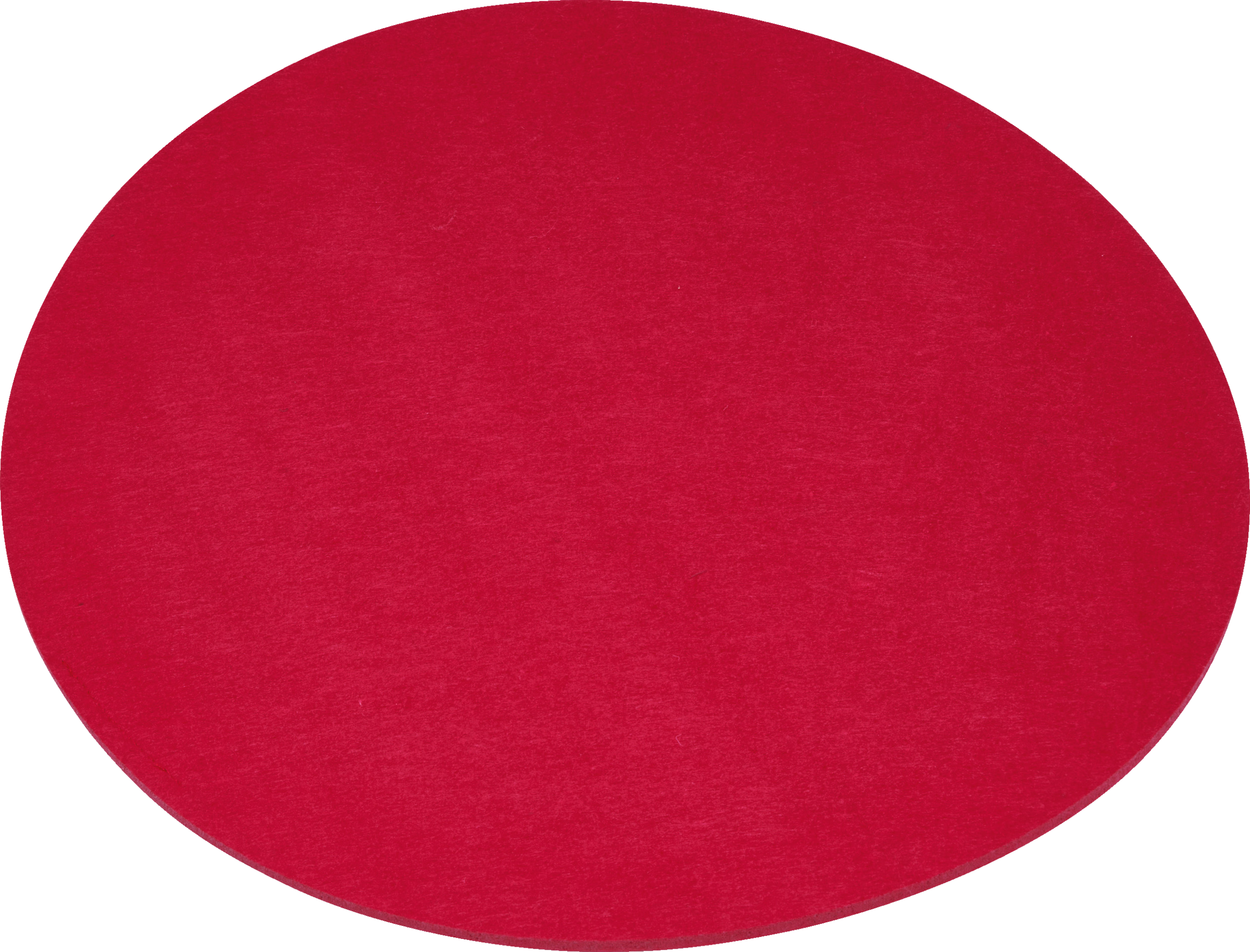 IDEENWELT Filz-Set rund, rot