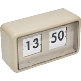 Flip Tischuhr beige