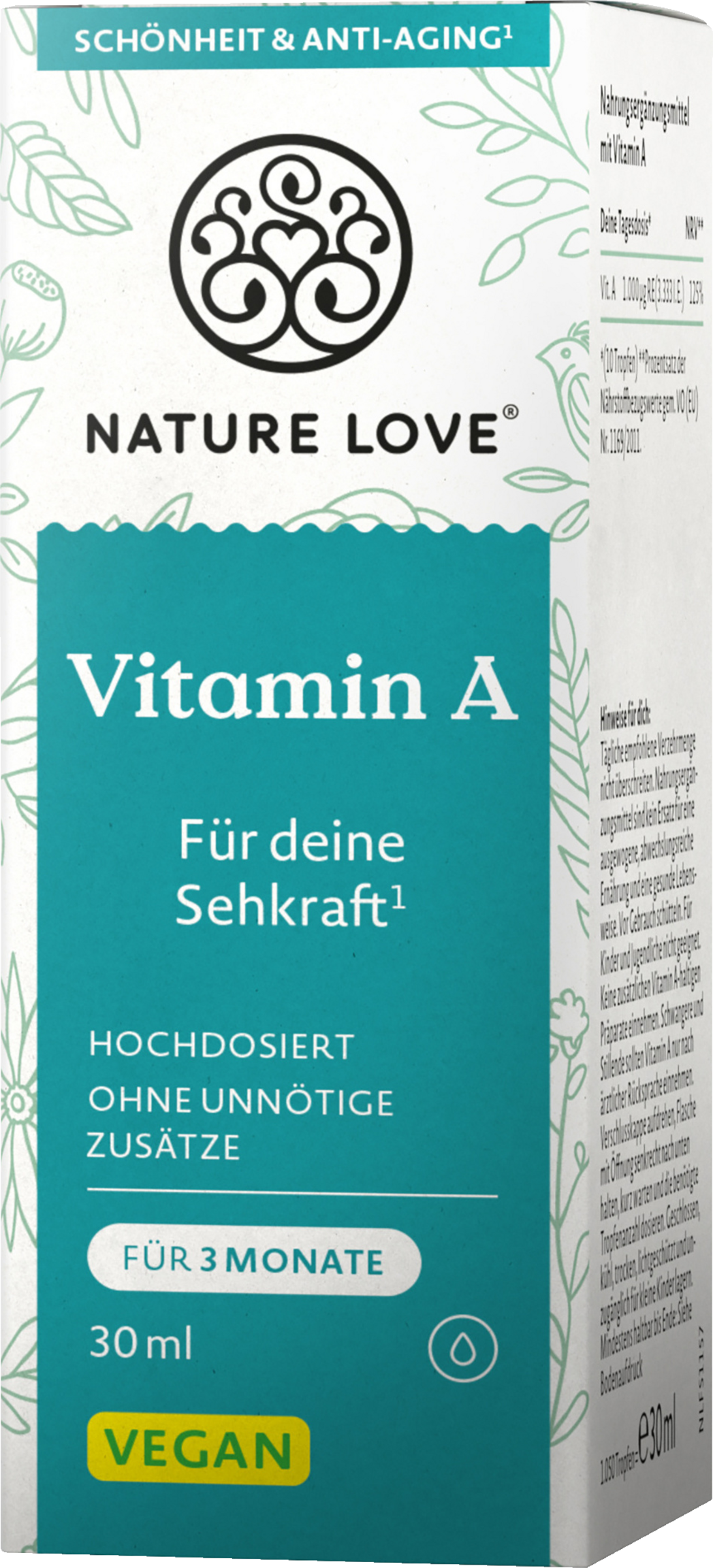 Nature Love Vitamin A Tropfen