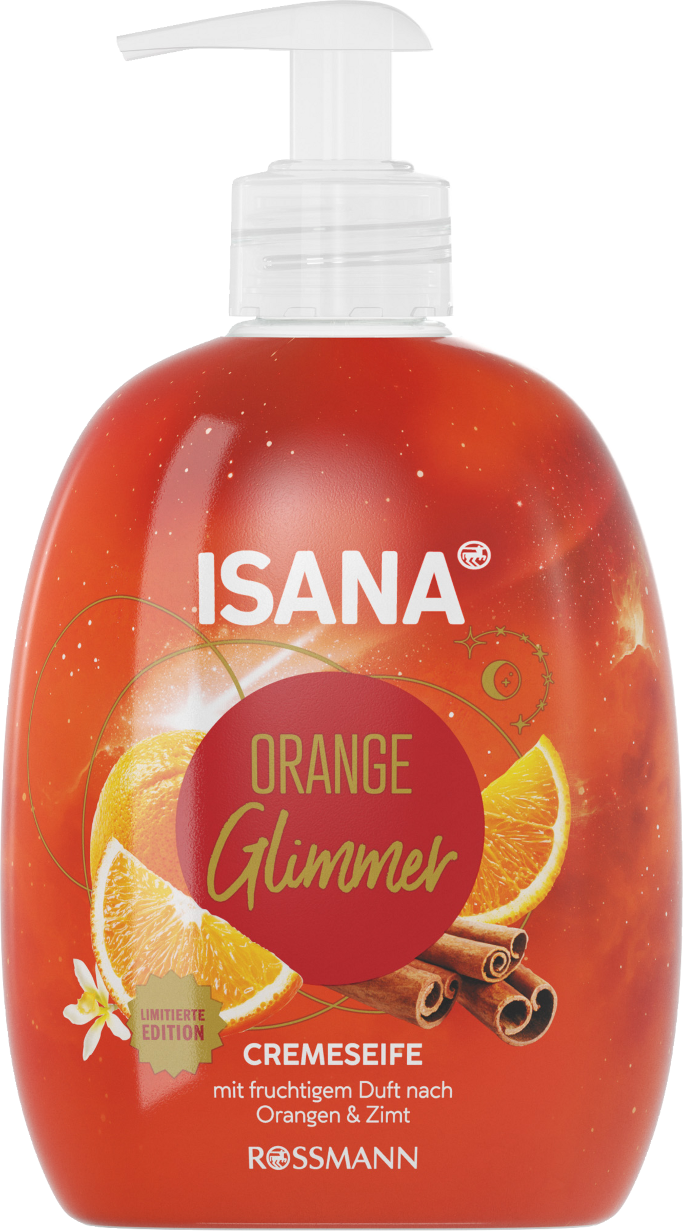ISANA Cremeseife Orange Glimmer