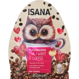 ISANA Tuchmaske Owl I Want Is Coffee