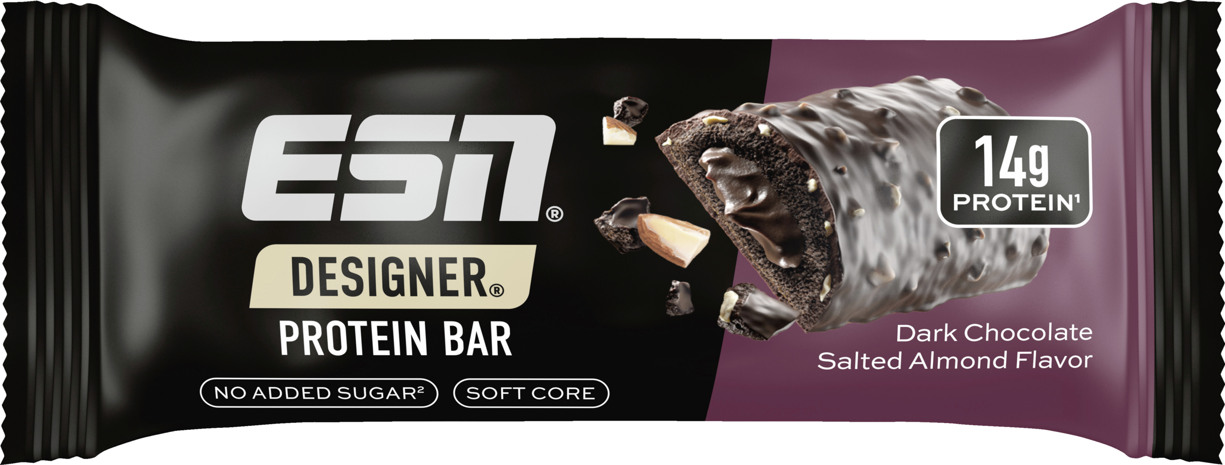 ESN Designer Protein Bar Dark Chocolate Salted Almond