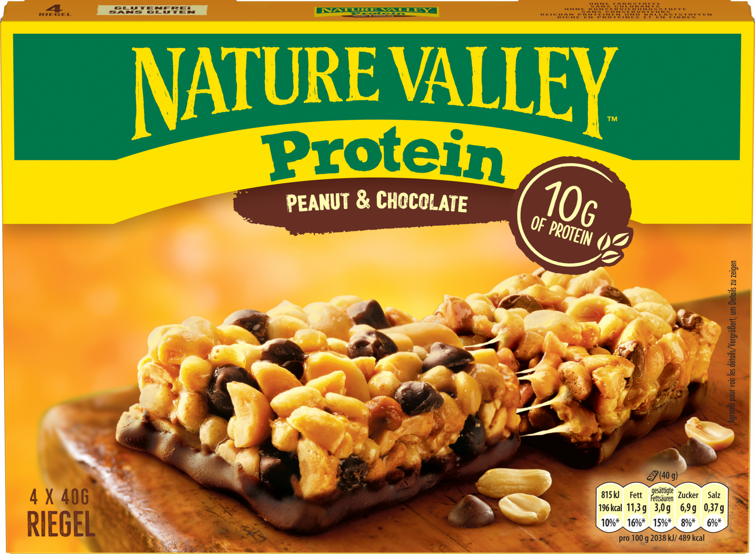 Nature Valley Protein Riegel Erdnuss & Schokolade