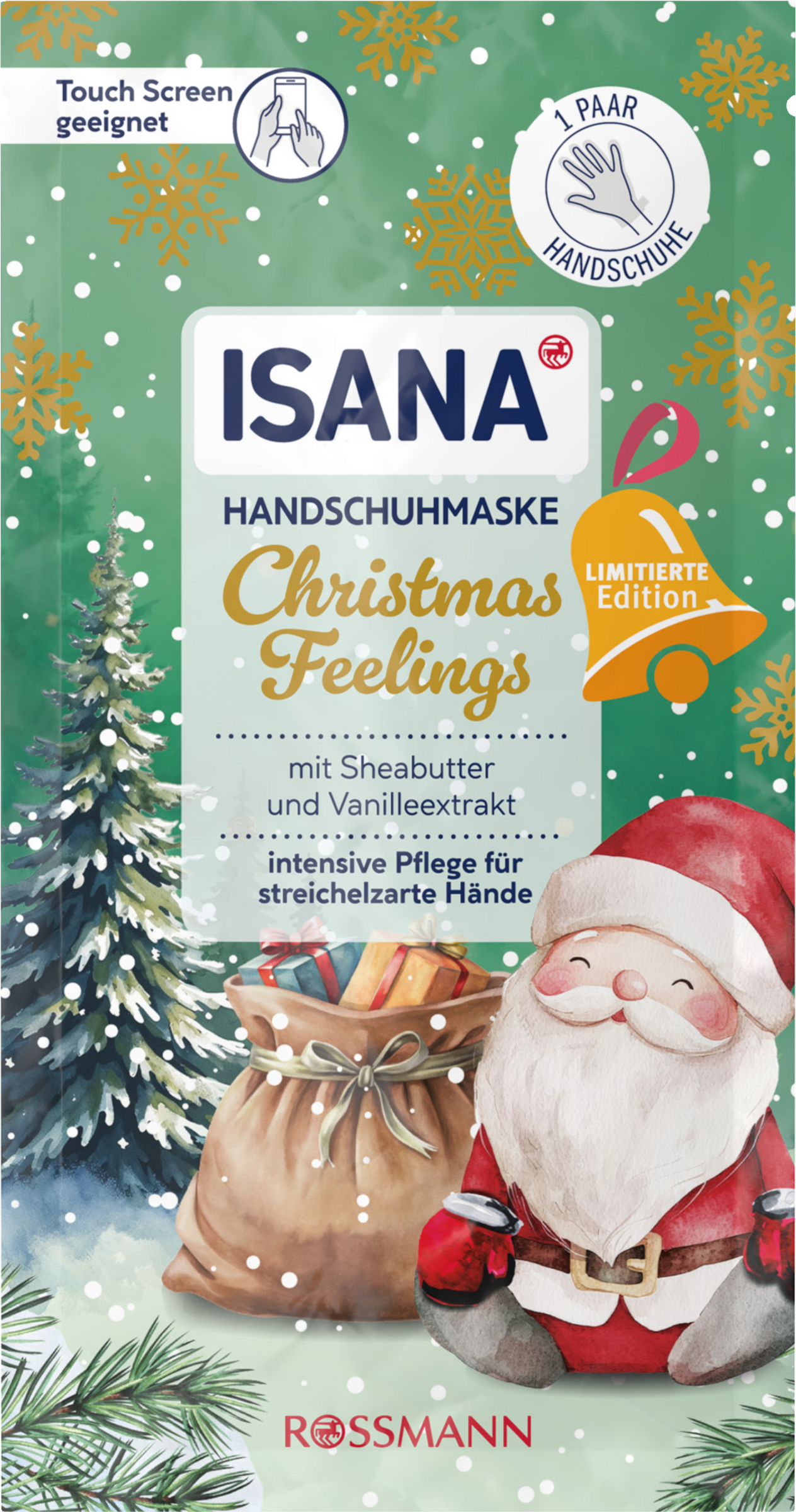 ISANA Handschuhmaske Christmas Feeling