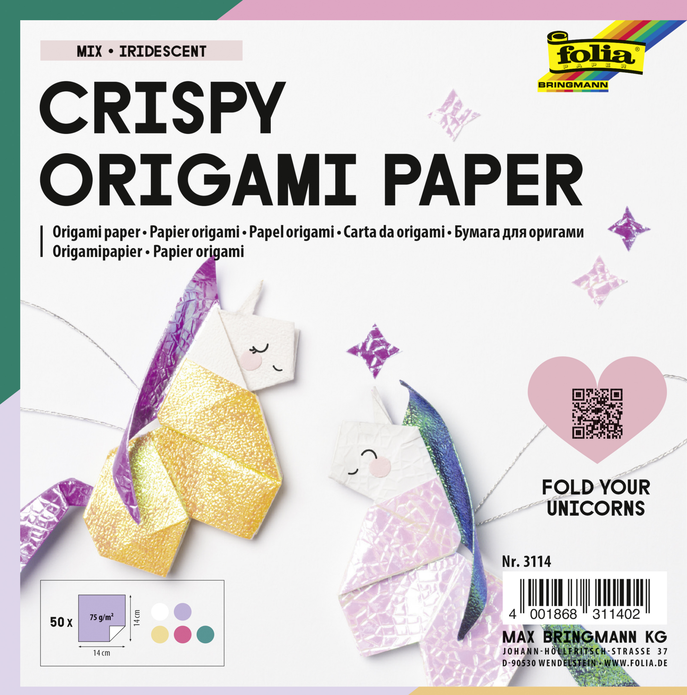 folia Crispy Origami Paper MIX