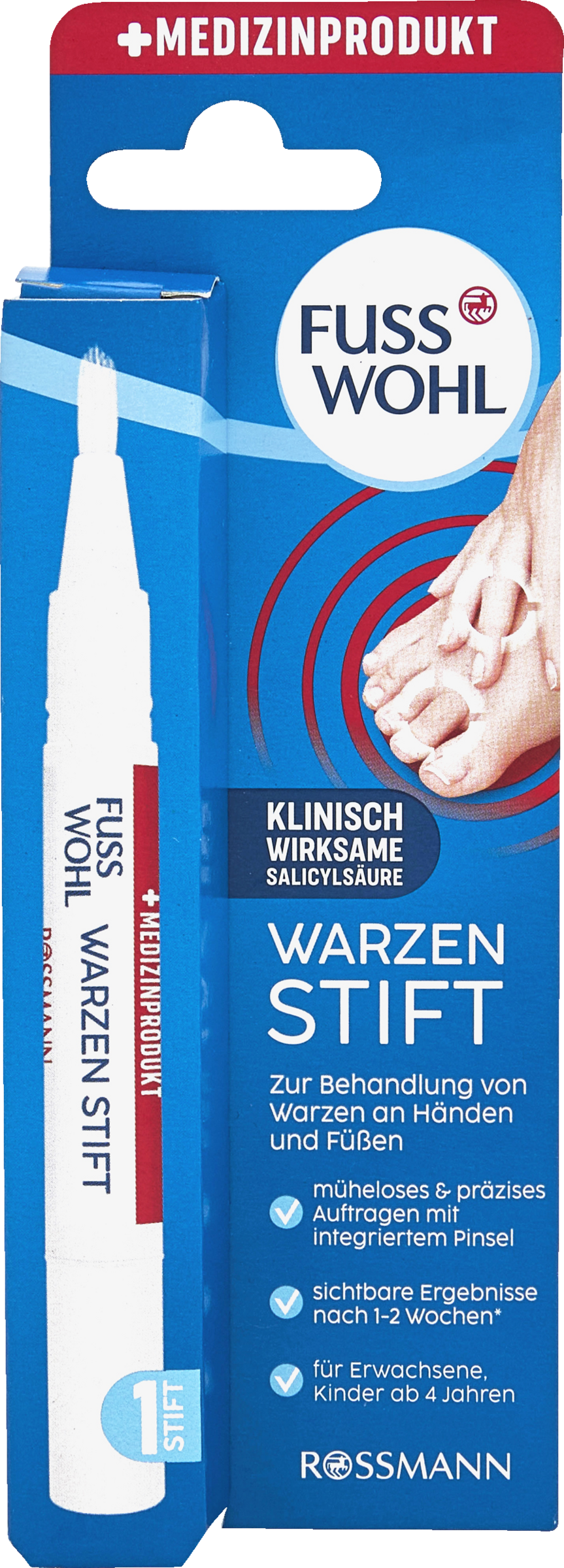 FUSSWOHL Warzen Stift