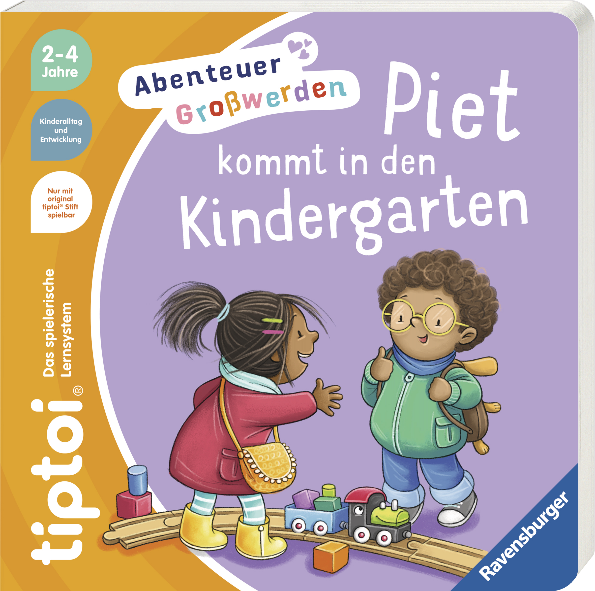Ravensburger tiptoi® Abenteuer Großwerden - Piet kommt in den Kindergarten