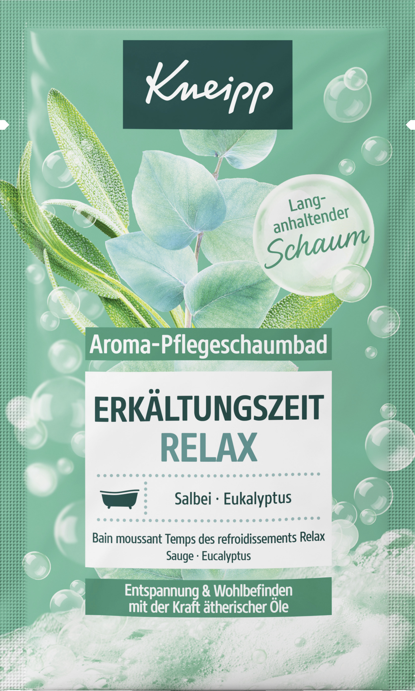 Aroma-Pflegeschaumbad Erkältungszeit Relax