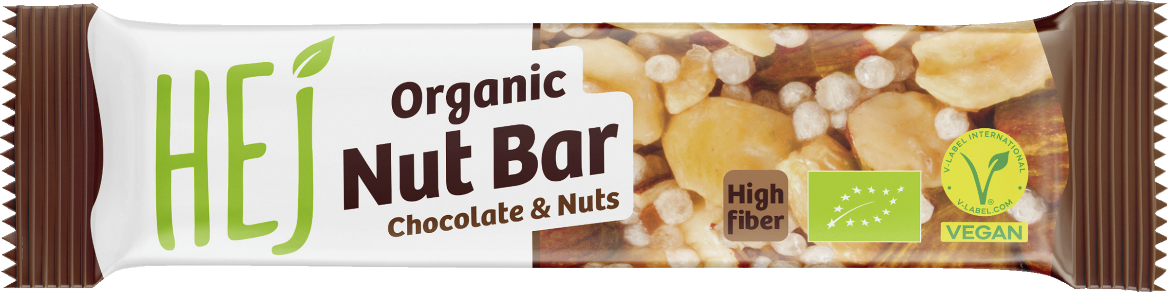 HEJ Bio Organic Nut Bar Chocolate & Nuts