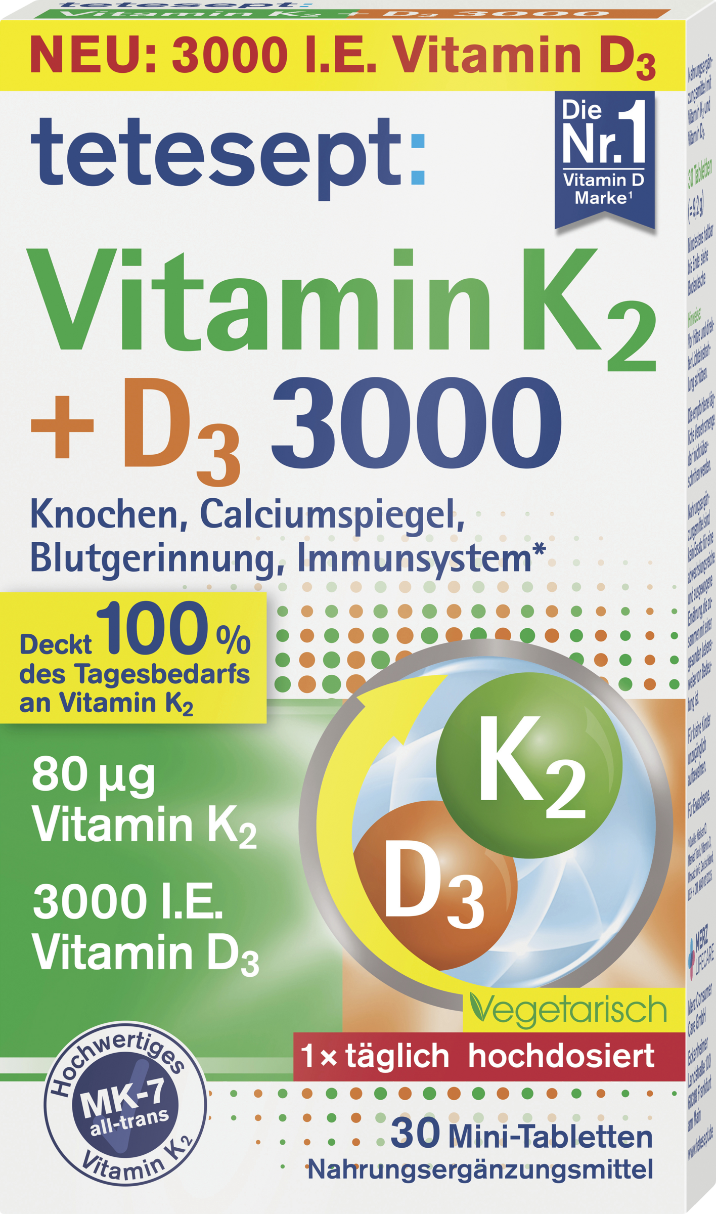 tetesept Vitamin K2+D3 3000