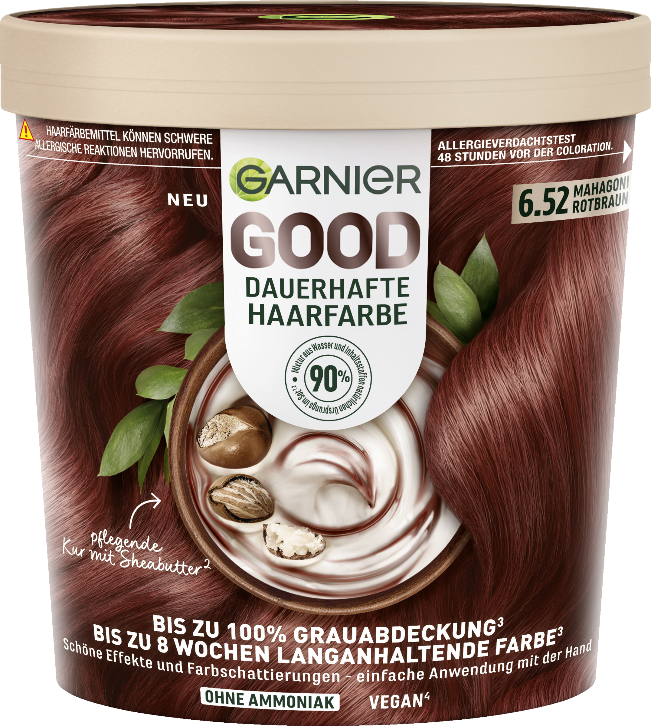 Garnier Dauerhafte Haarfarbe 6.52 Mahagoni Rotbraun