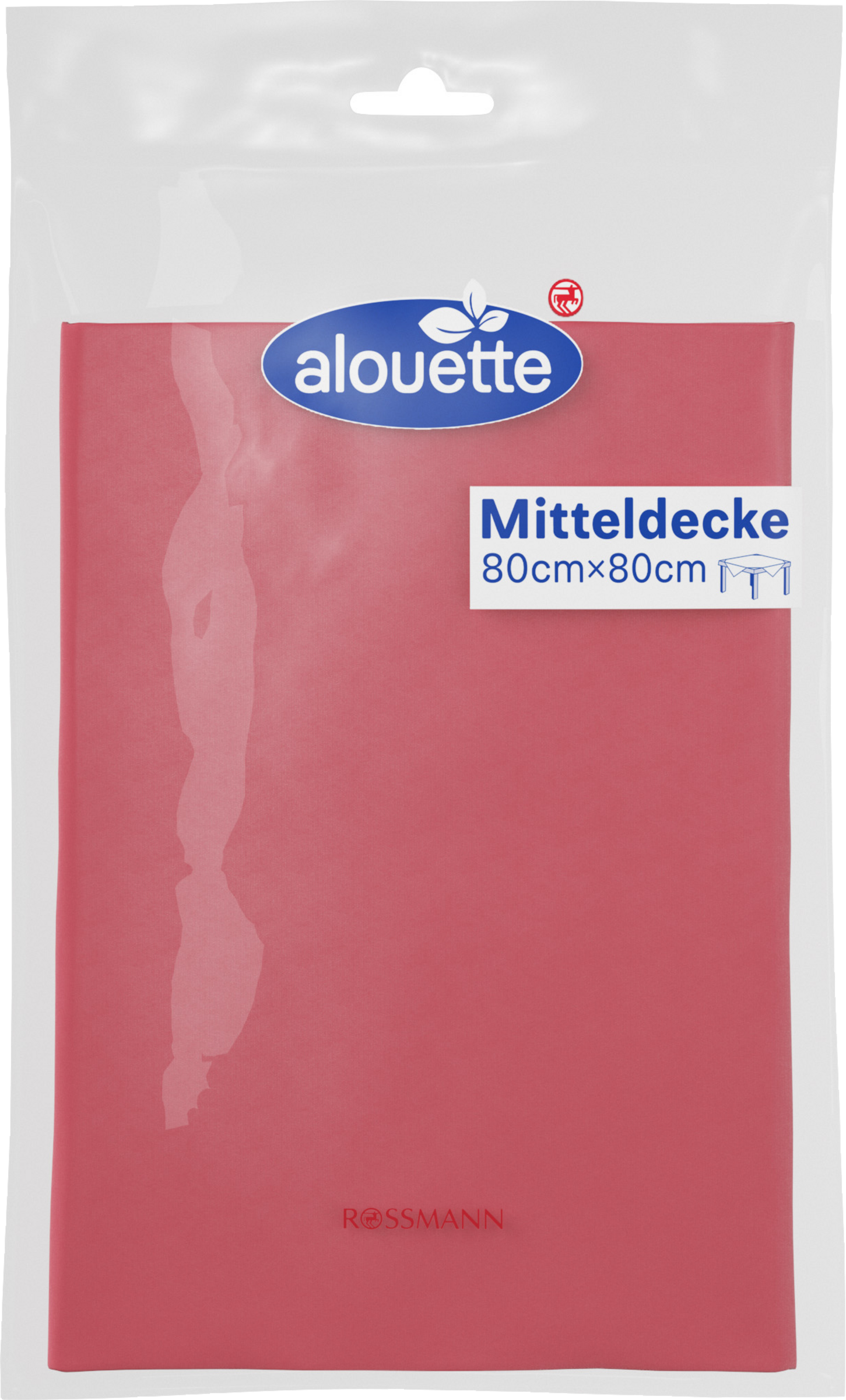 alouette Mitteldecke Rot/Creme