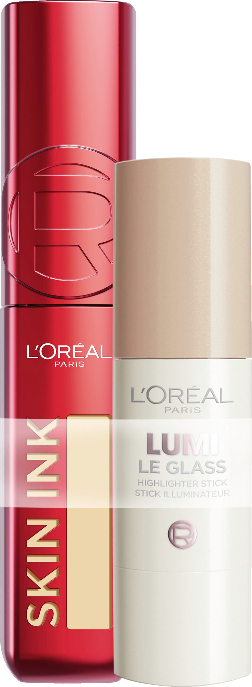 Set: Skin Ink Foundcealer 130 + Lumi Le Glass Highlighter Stick 610