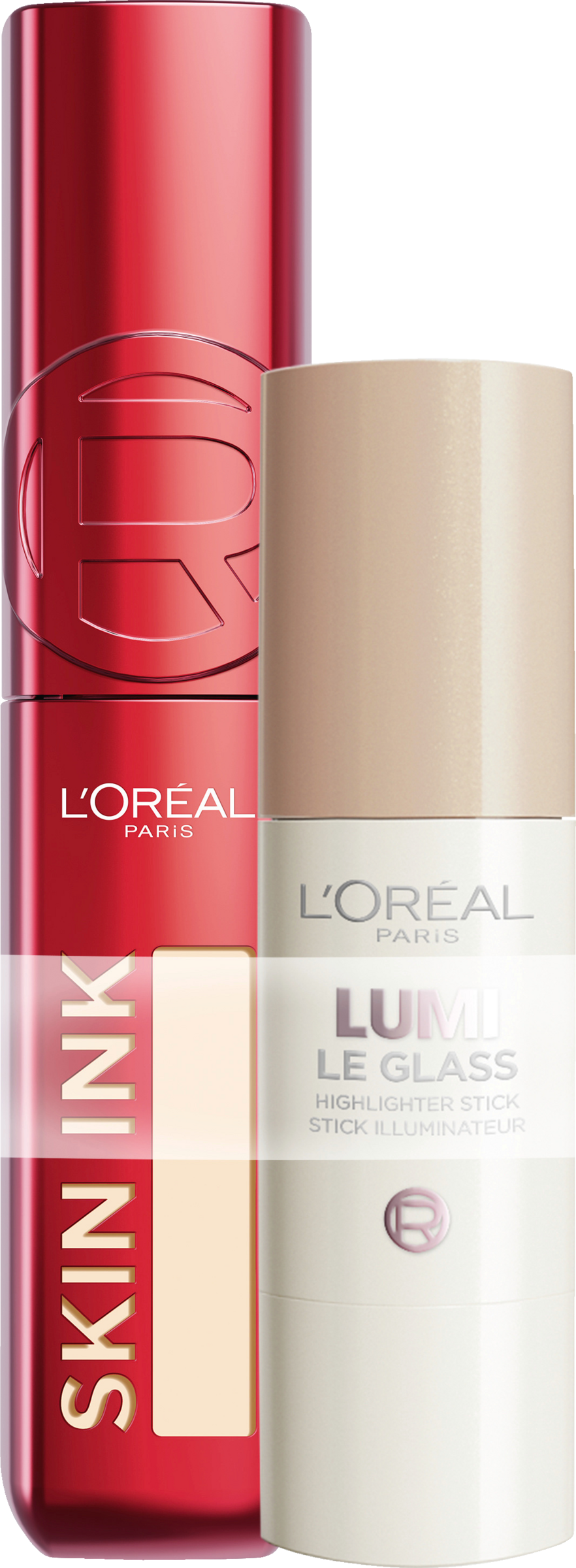 Set: Skin Ink Foundcealer 20 + Lumi Le Glass Highlighter Stick 610