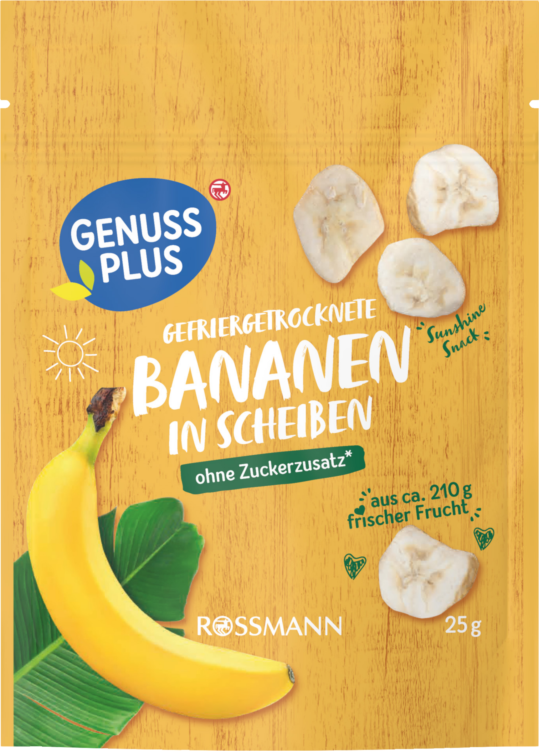 GENUSS PLUS Bananen gefriergetrocknet