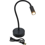 Akku-Wandleuchte schwarz