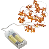 IDEENWELT Micro-LED-Lichterkette - Lebkuchenmänner