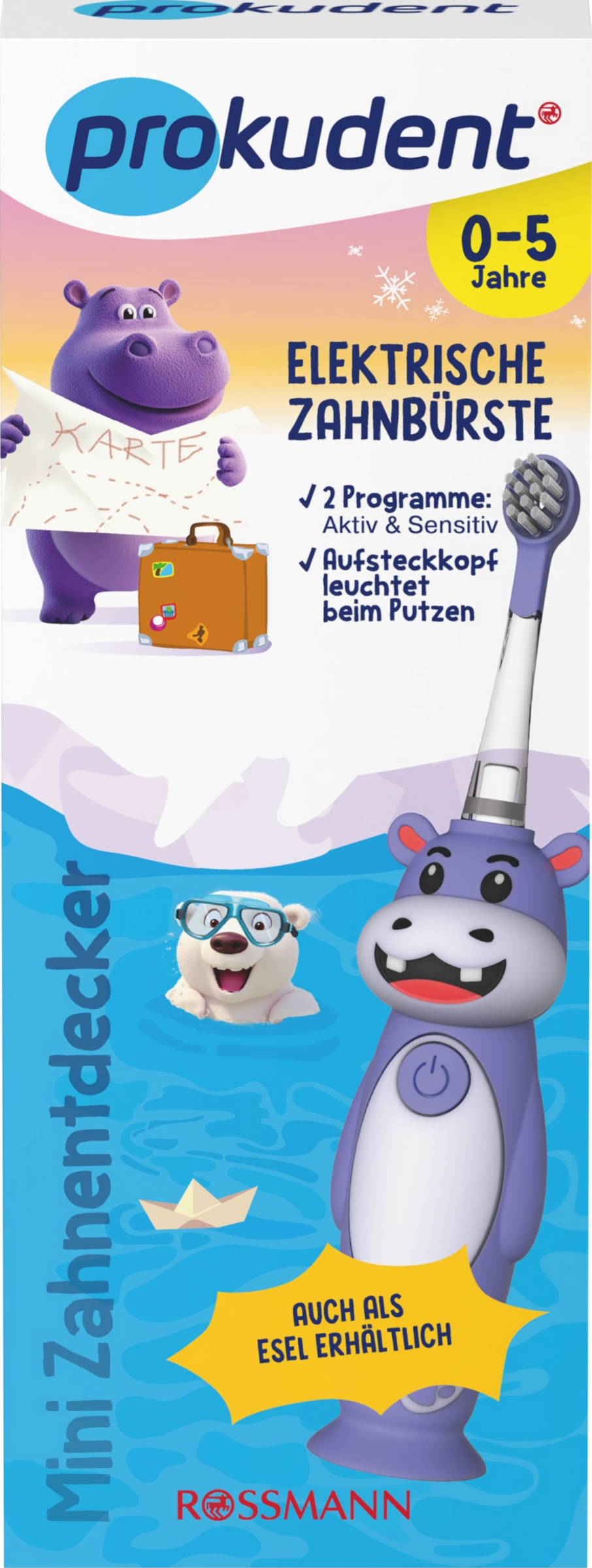 فرشاة أسنان كهربائية صغيرة للأطفال من 0-5 سنوات 2