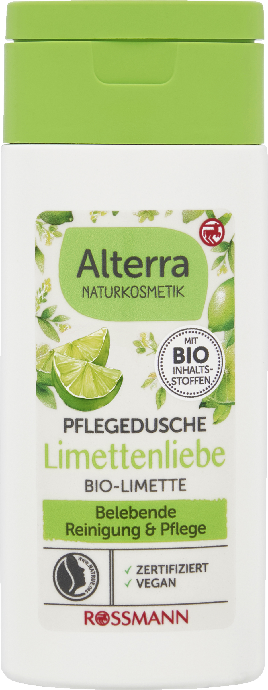 Alterra NATURKOSMETIK Pflegedusche Limettenliebe Reisegröße