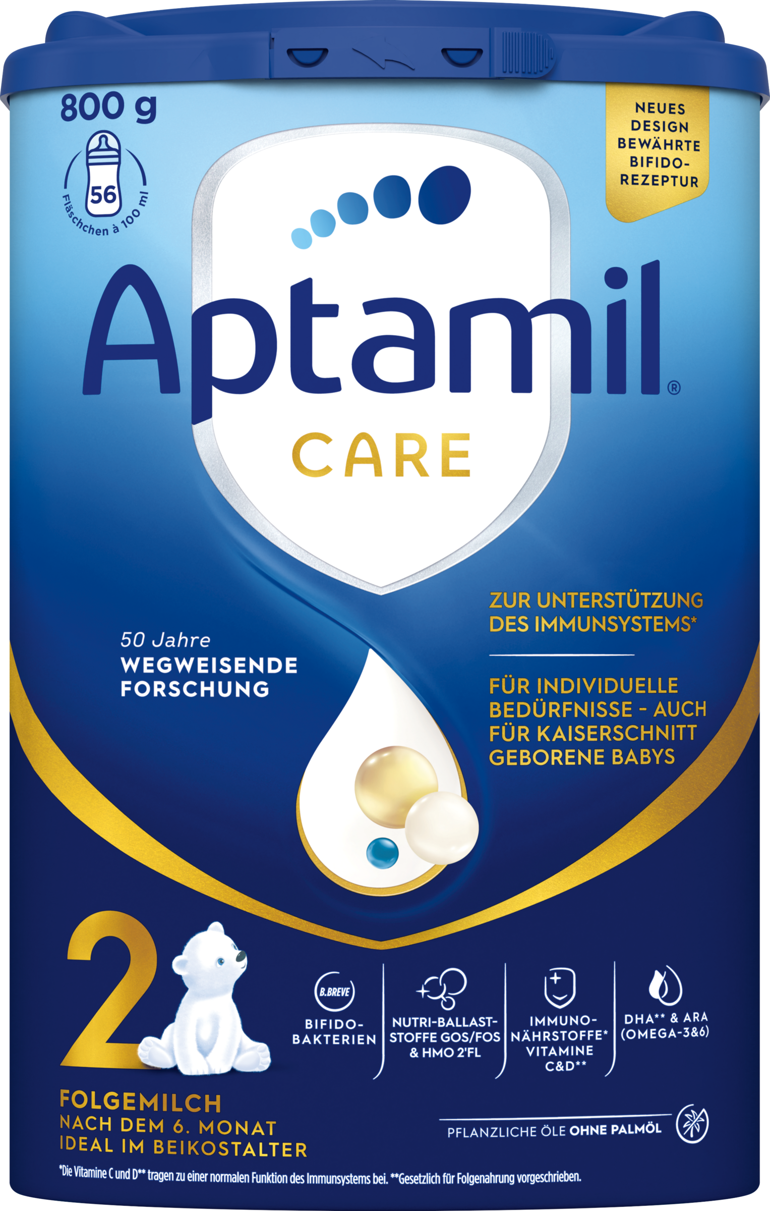 Aptamil Care 2 Folgemilch nach dem 6. Monat