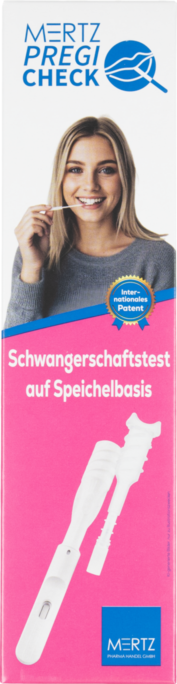MERTZ PregiCheck Schwangerschaftstest auf Speichelbasis