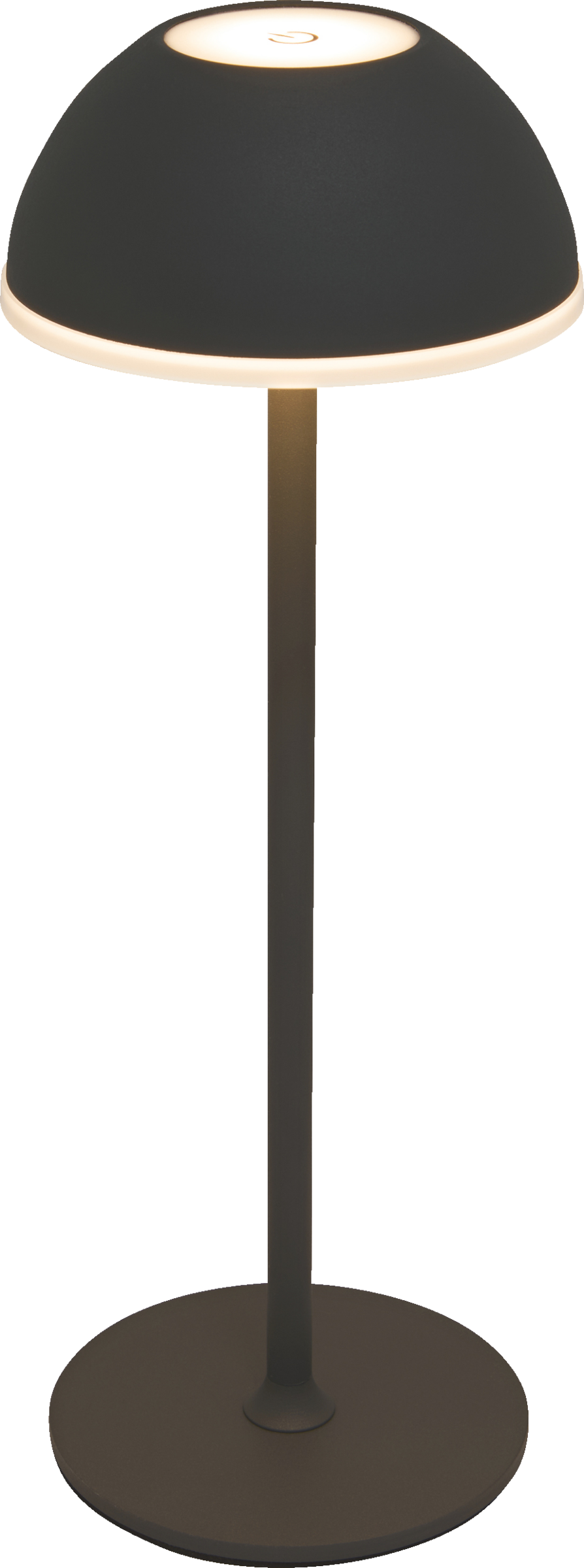 IDEENWELT Akku-Tischleuchte anthrazit ca. 30 cm