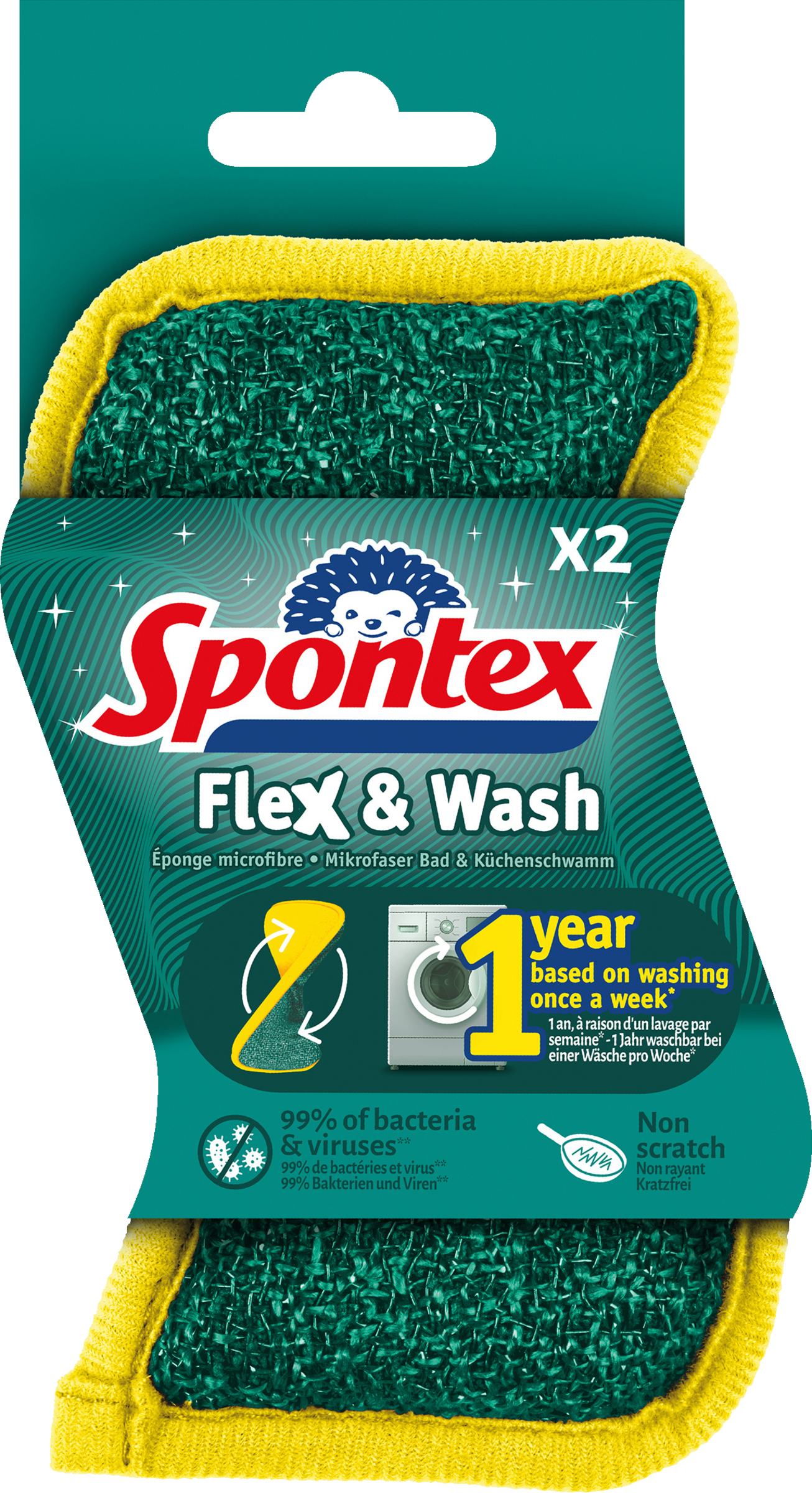 Spontex Flex & Wash 2er Pack