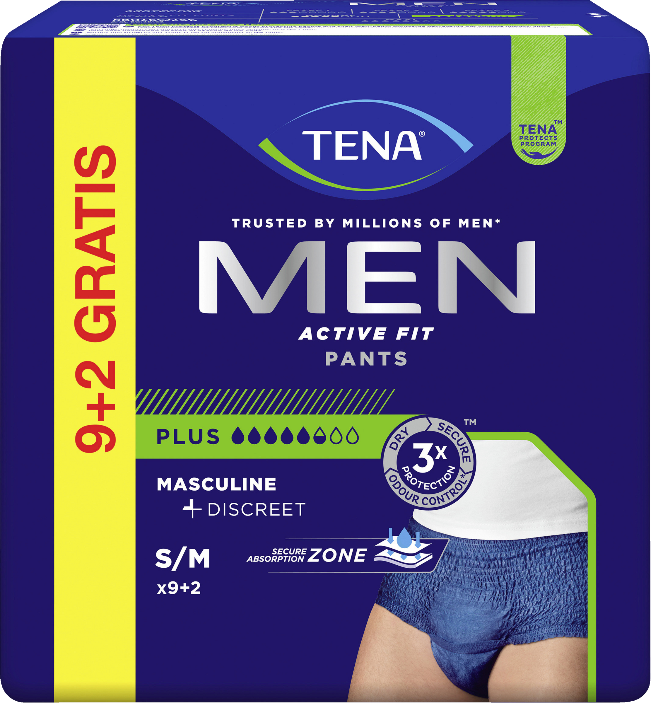 TENA Men Active Fit Pants Plus Gr. S-M
