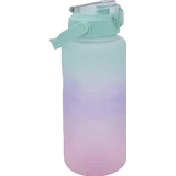 Sporttrinkflasche 2L grün-blau-rosa