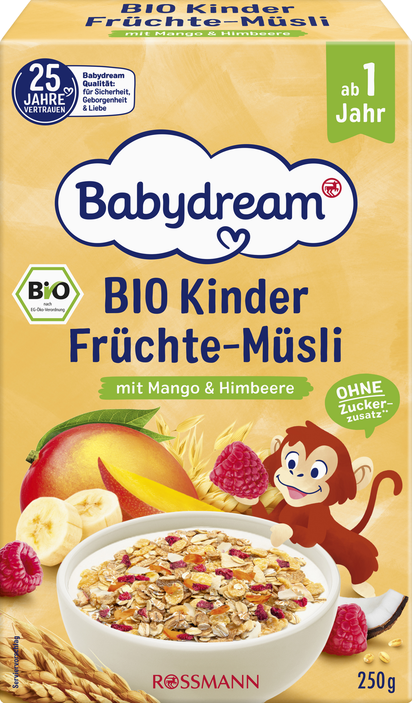 Babydream Bio Kinder Früchte-Müsli