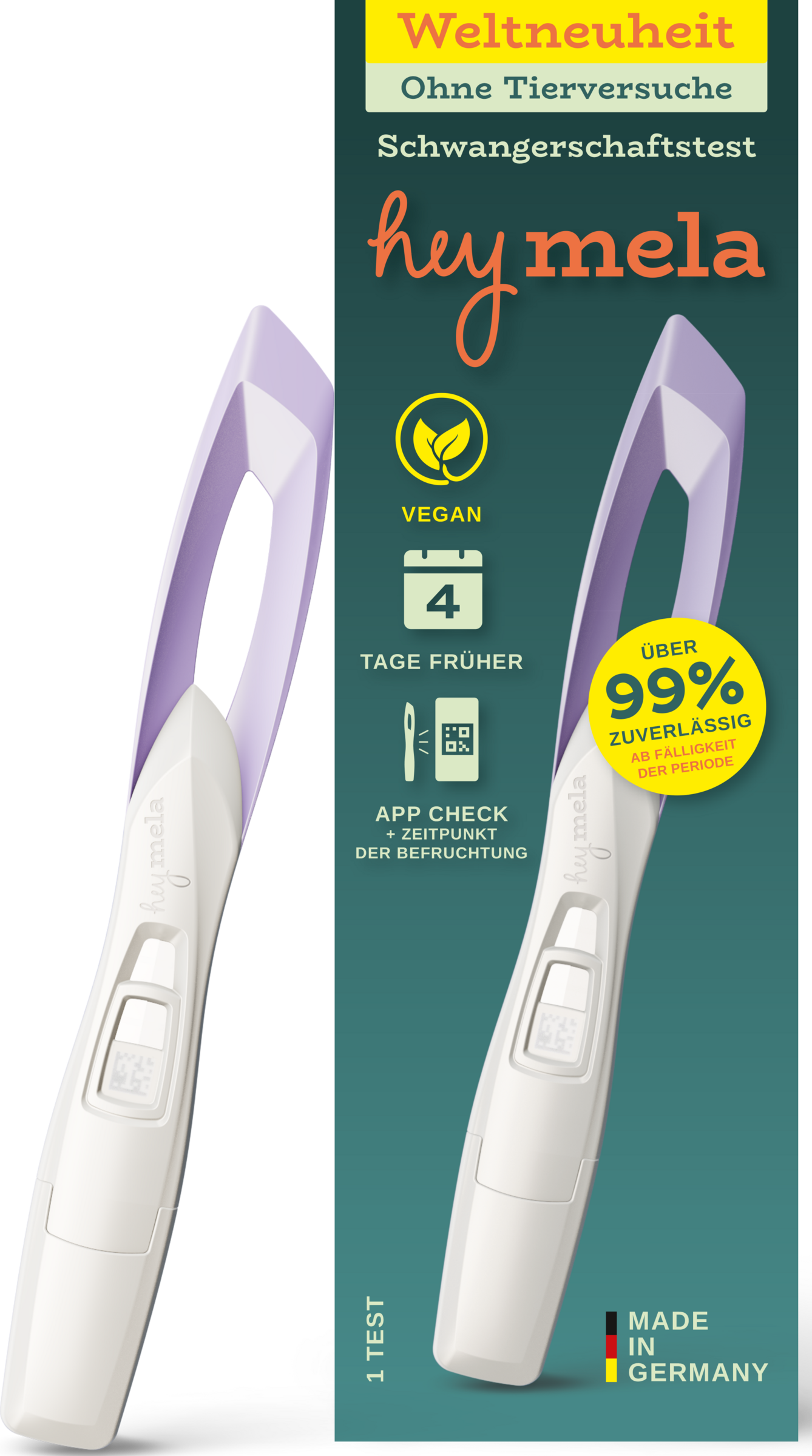hey mela Schwangerschaftstest