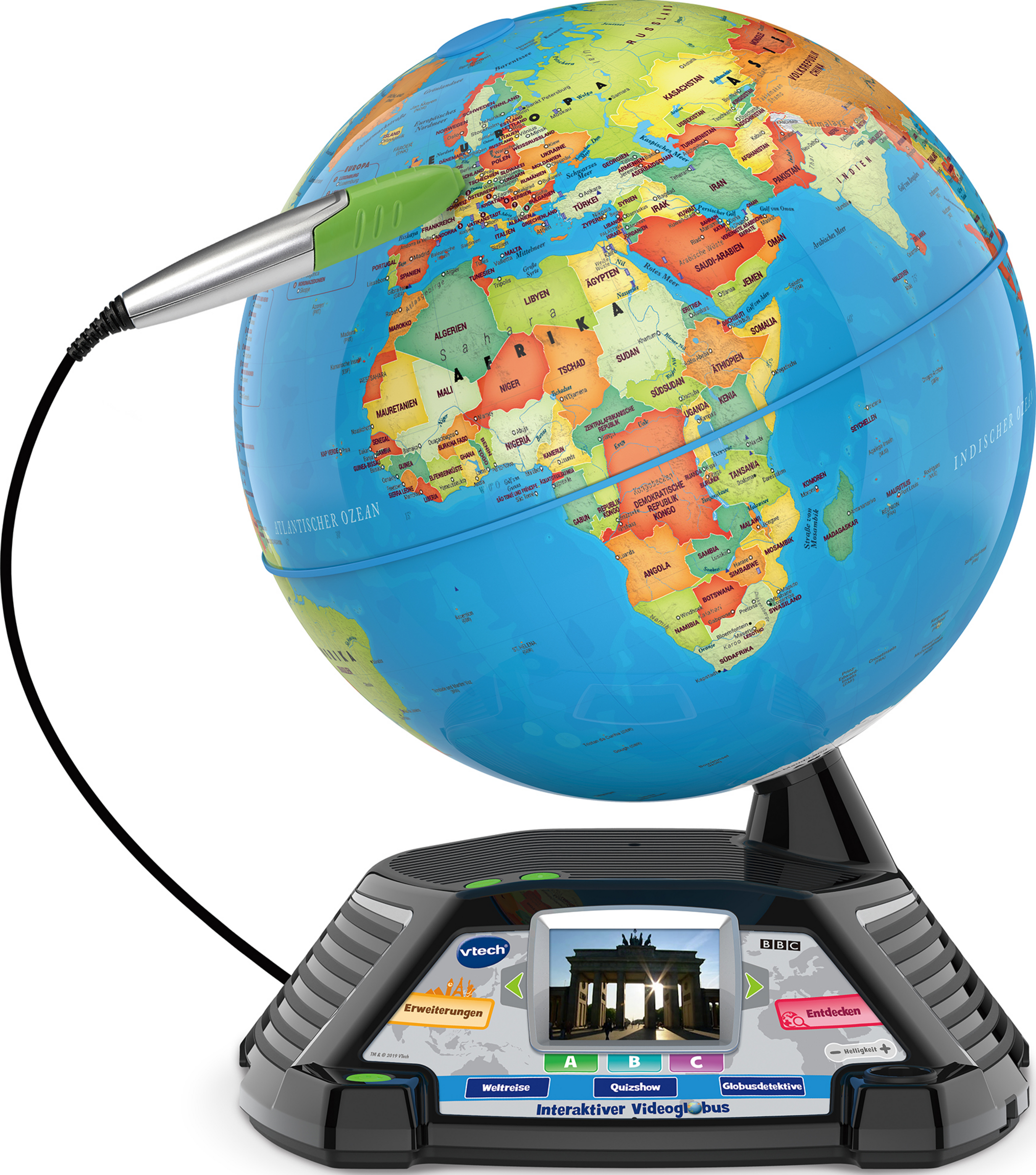 Interaktiver Videoglobus
