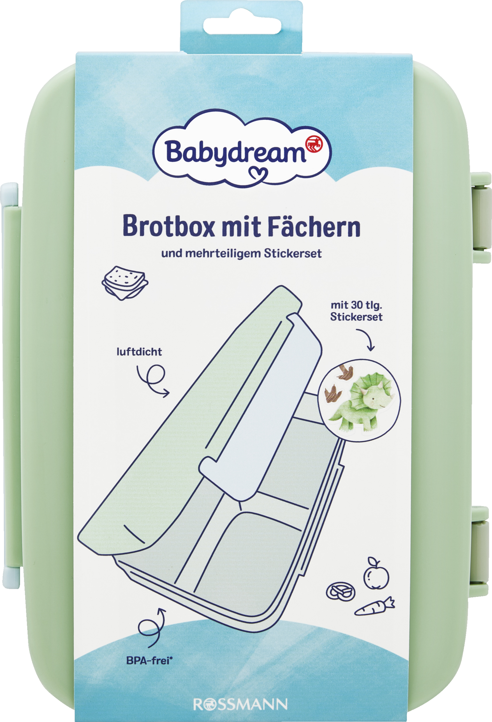 Brotbox mit Fächern