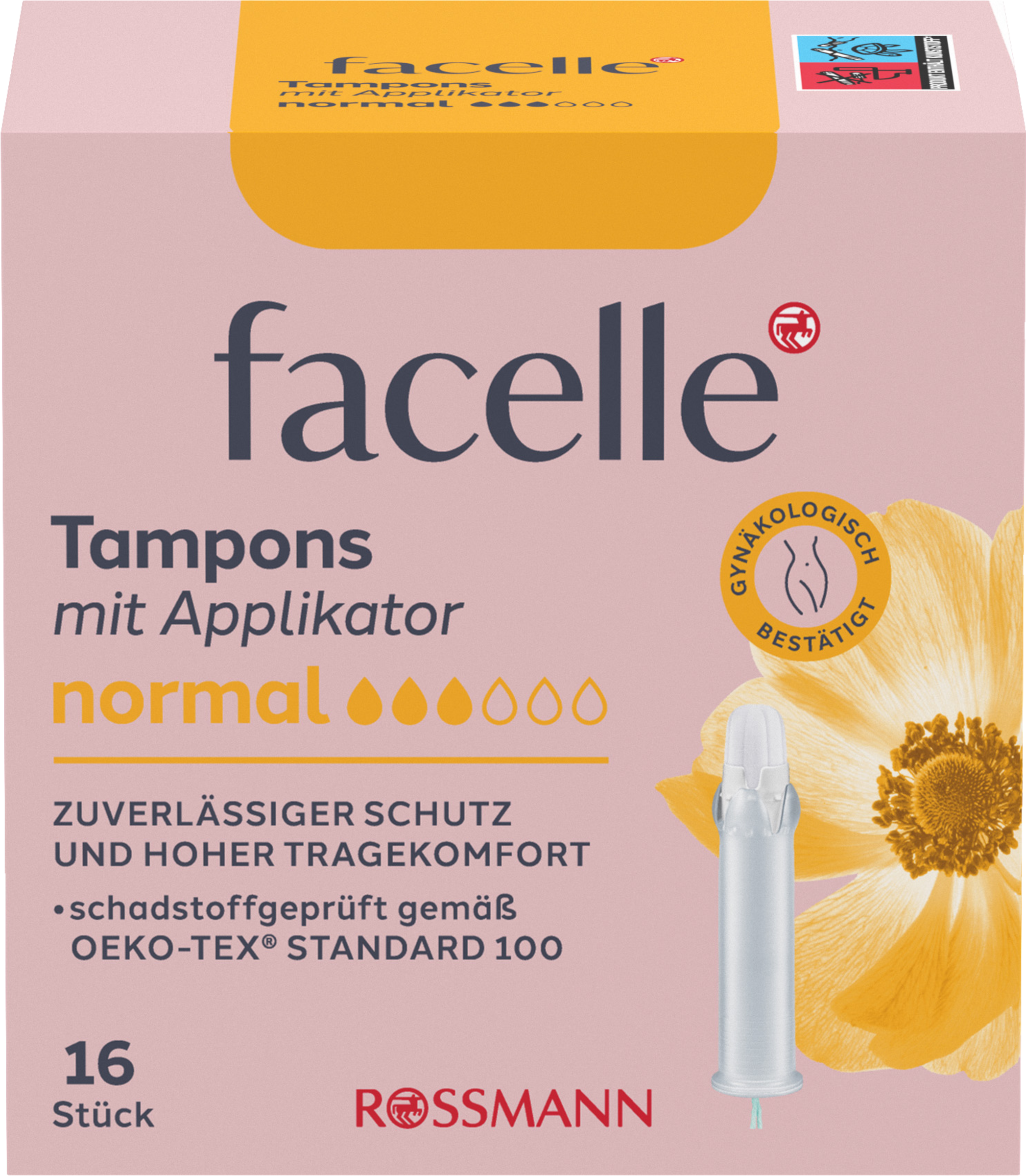 facelle Tampons mit Applikator normal