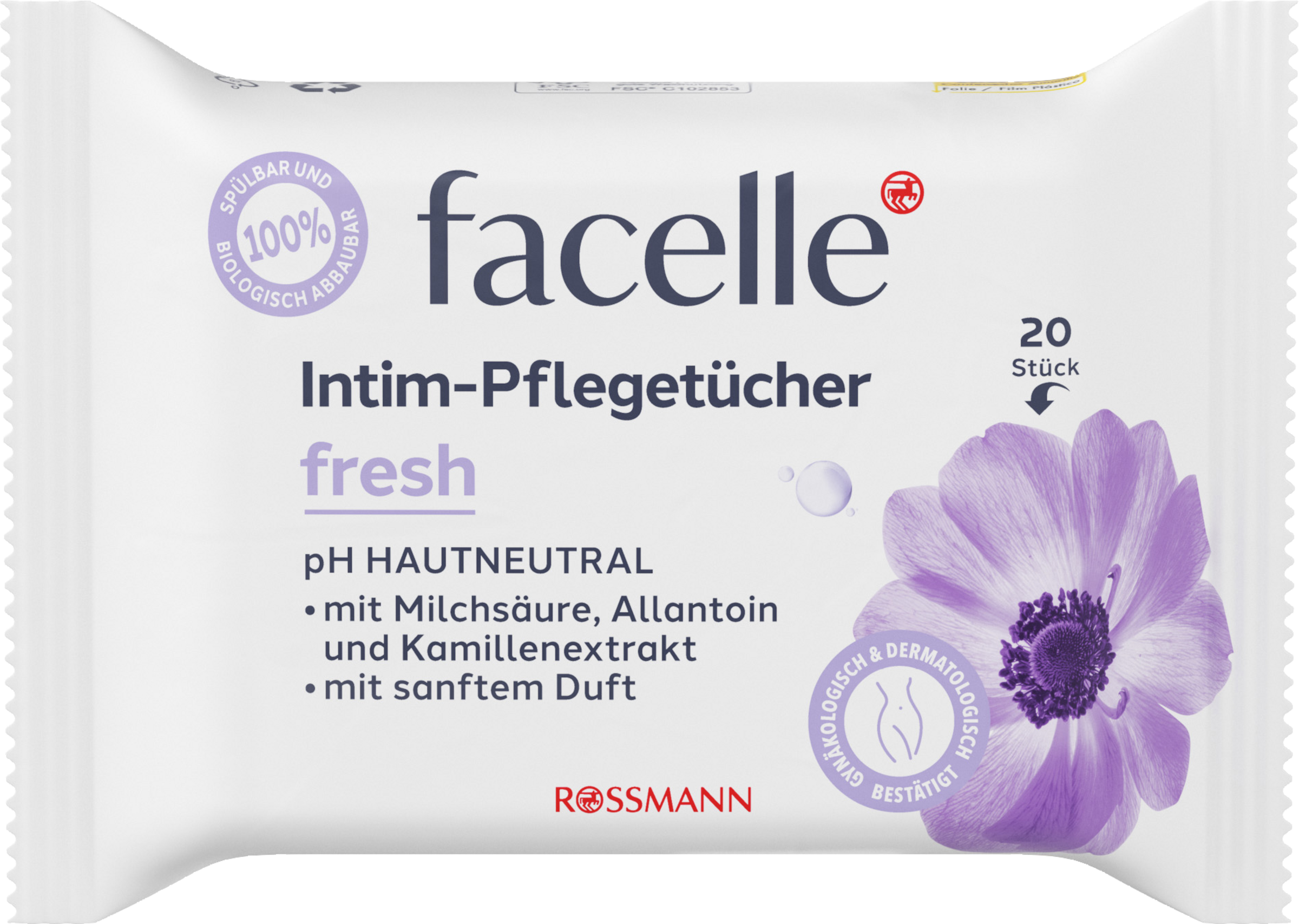 facelle Intim-Pflegetücher fresh