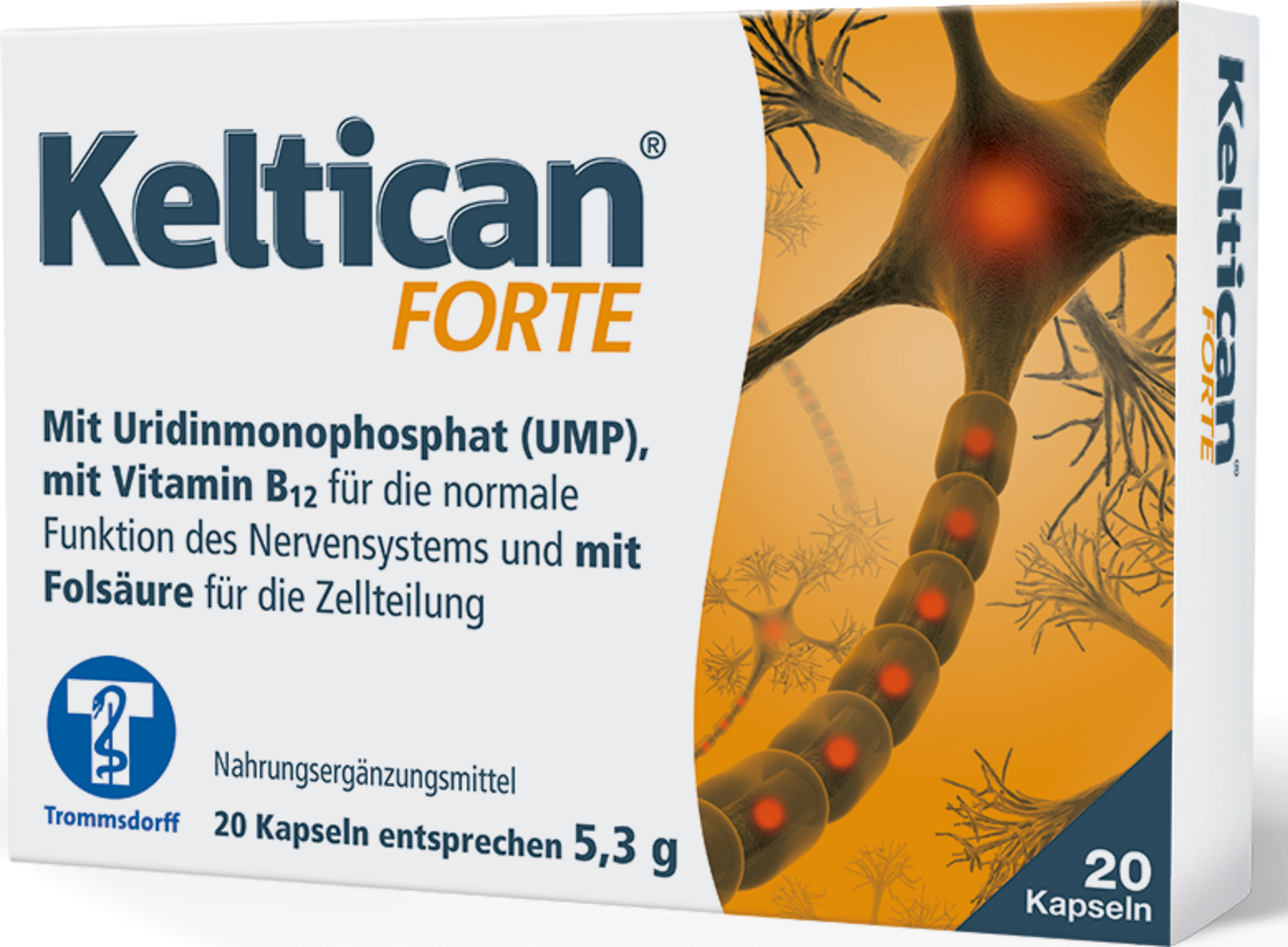 قوي مع يوريدين أحادي الفوسفات + فيتامين ب12 + حمض الفوليك