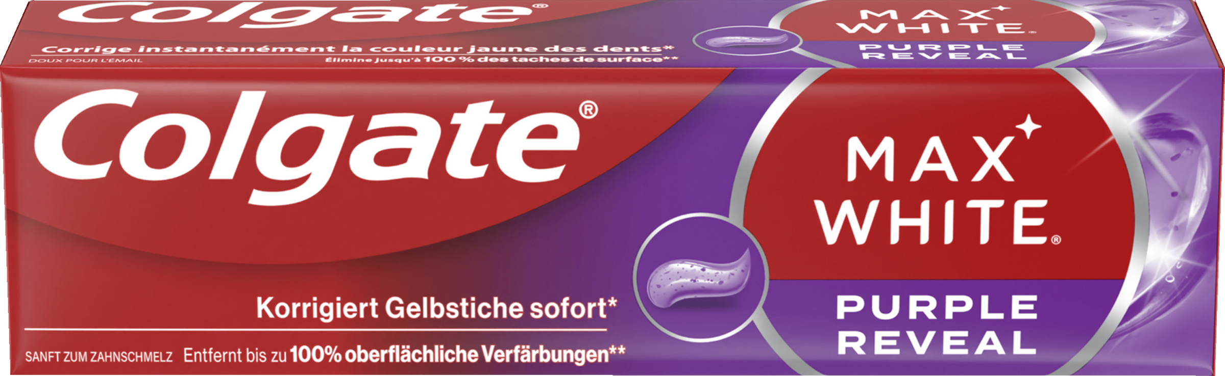 Colgate Max White Purple Reveal Zahnpasta