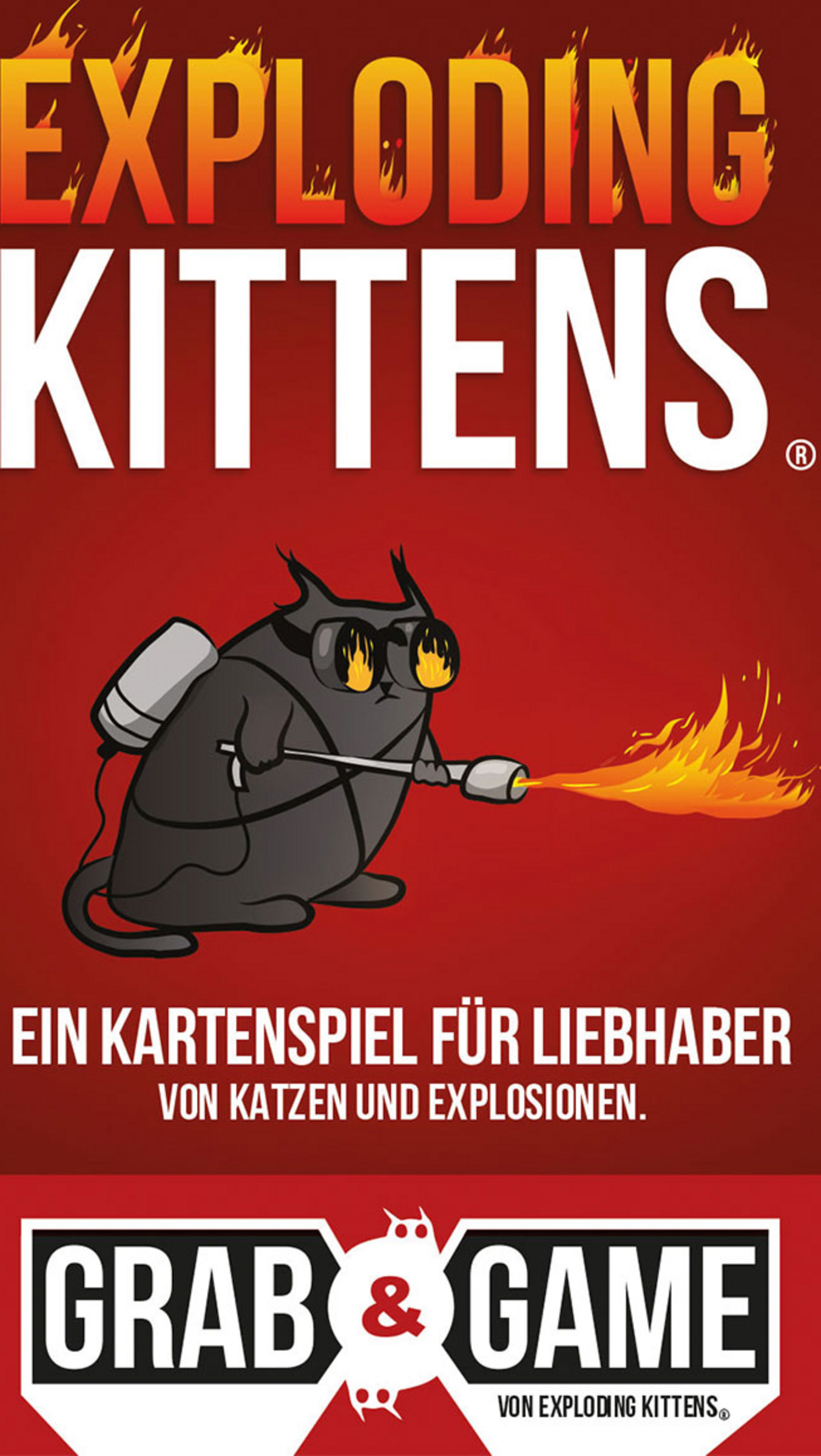 Asmodee Exploding Kittens Grab & Game