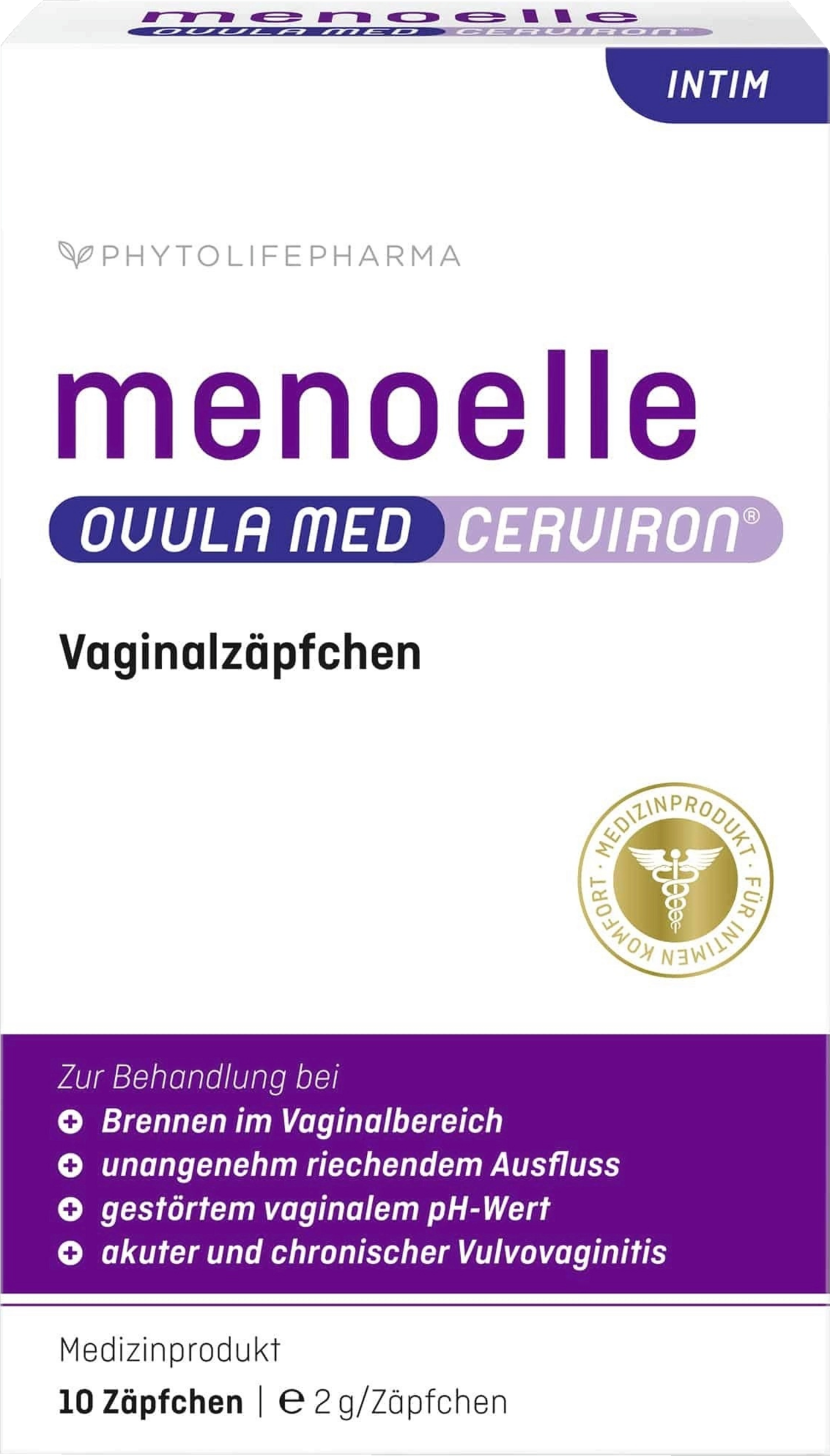 تحاميل مهبلية Ovula med Cerviron