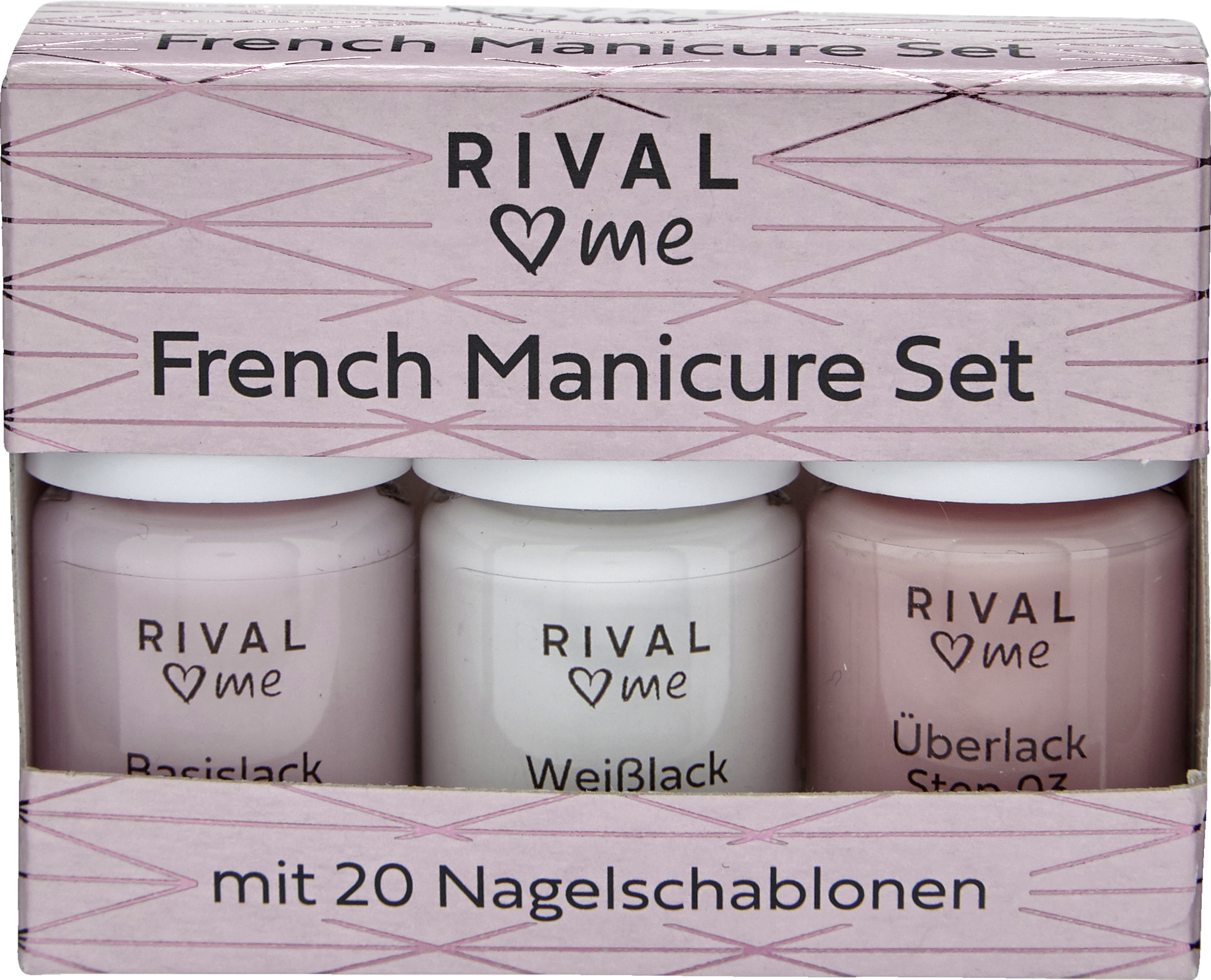 RIVAL loves me French Manicure Set