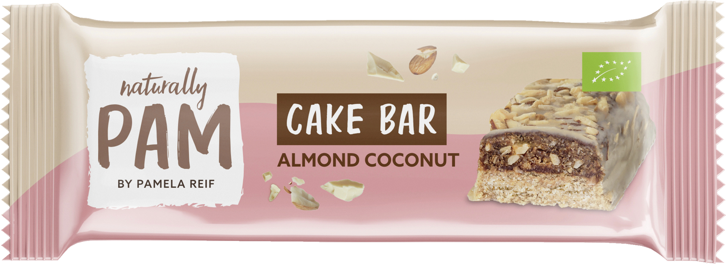 Naturally PAM Bio Cake Bar Almond Coconut