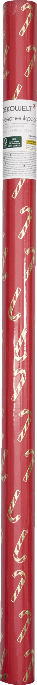 DEKOWELT Geschenkpapier uni geprägt