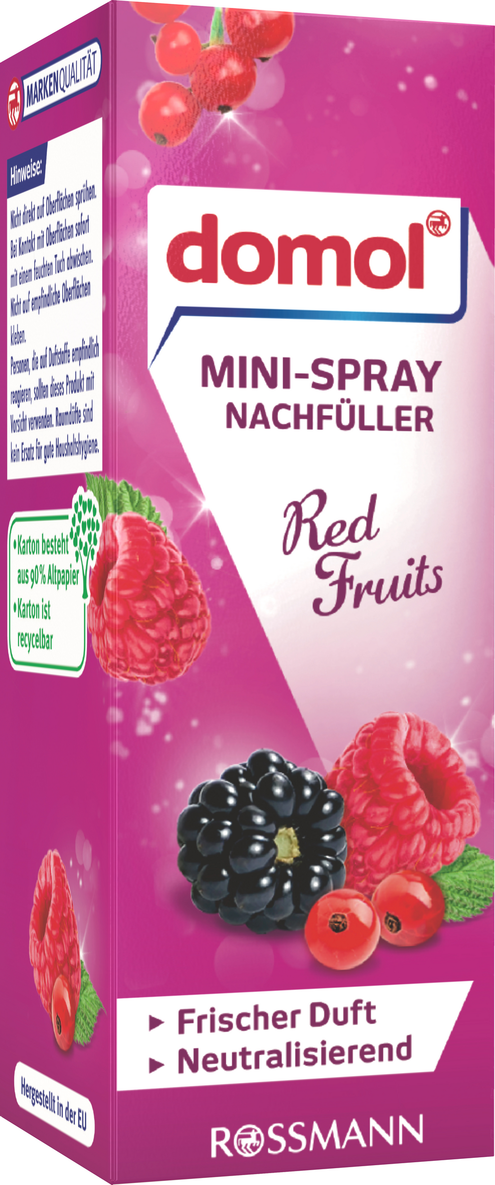 domol Mini Spray Nachfüller Red Fruits