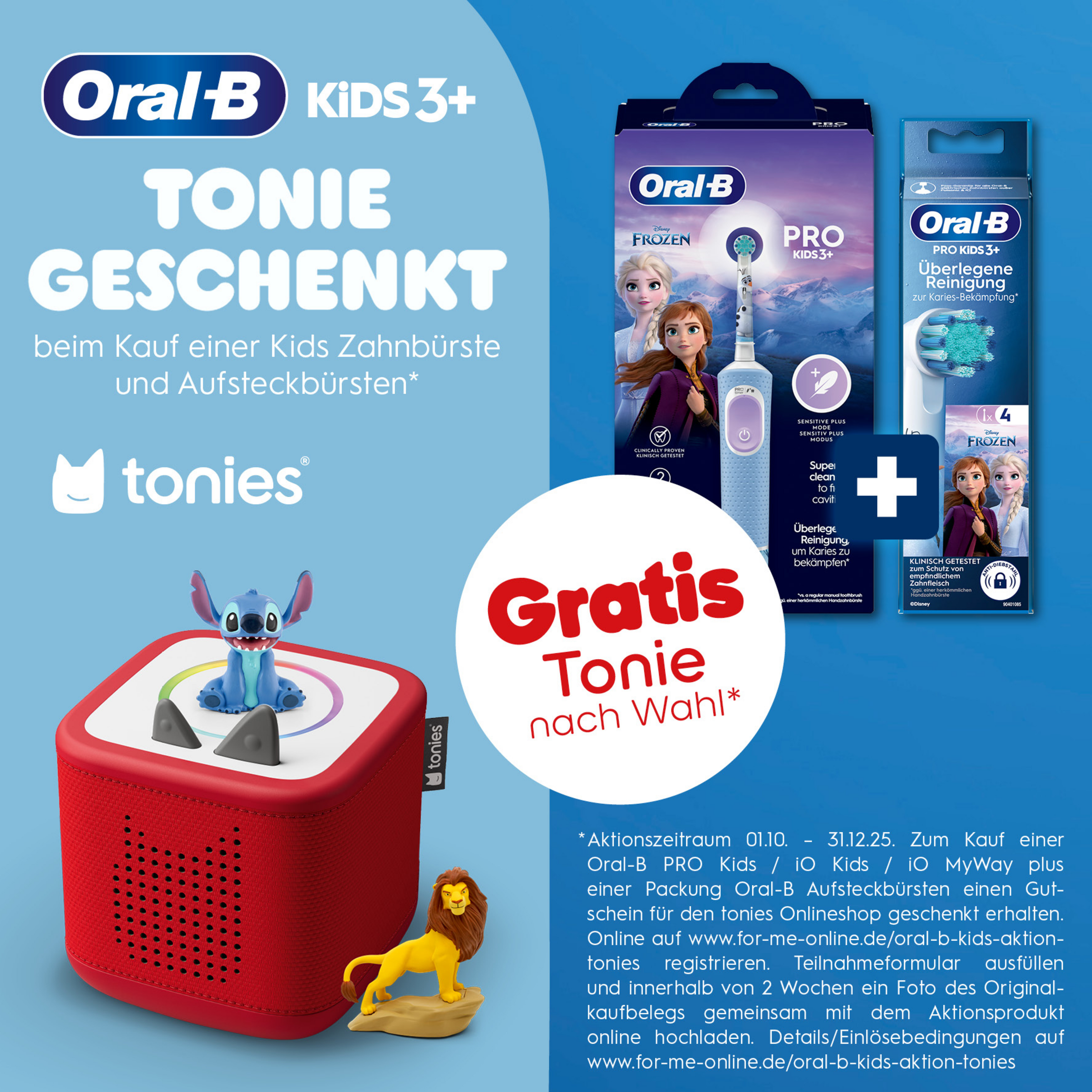 Vitality Elektrische Zahnbürste Pro 103 Kids Frozen