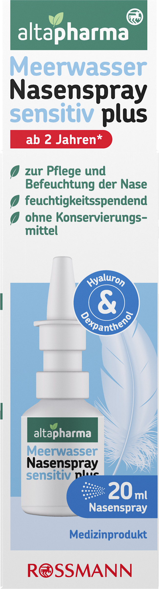 altapharma Meerwasser Nasenspray sensitiv plus