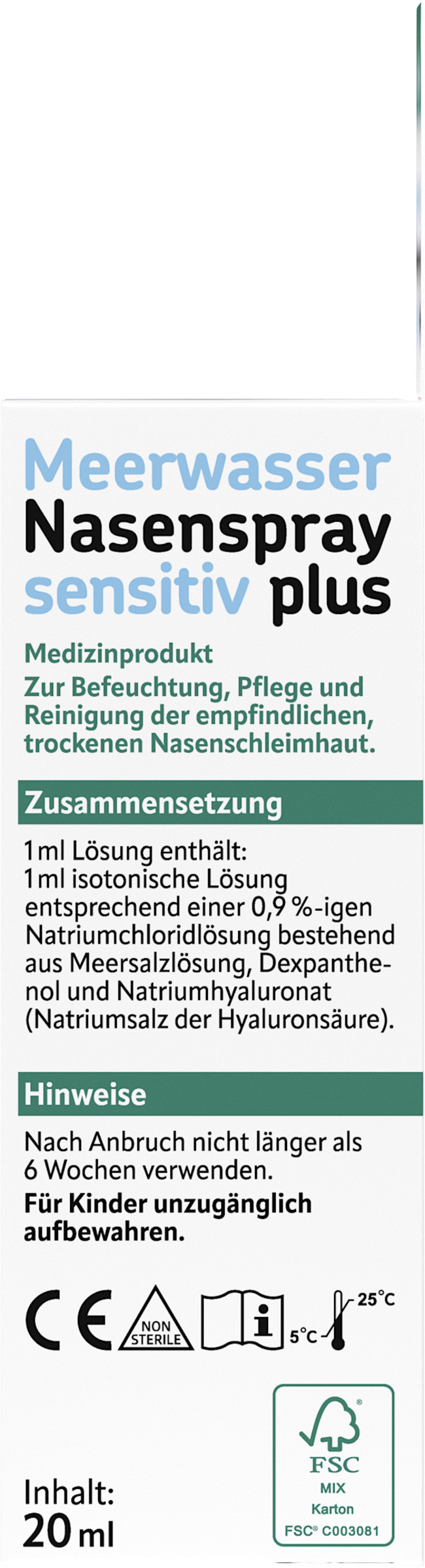 بخاخ ماء البحر للأنف سينسيتيف بلس 4